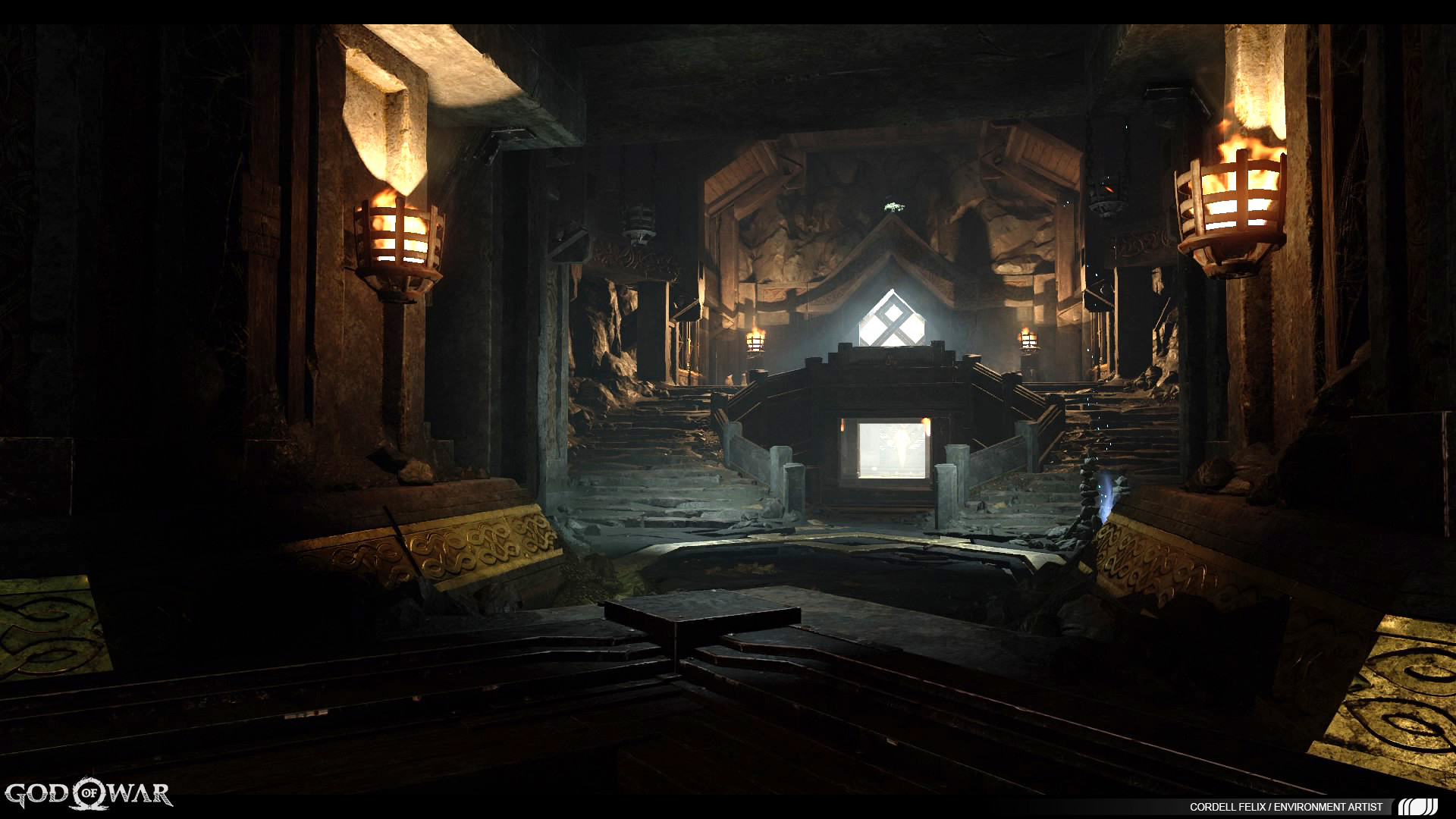 ArtStation - God of War 4 - Hidden Chamber of Odin Foyer